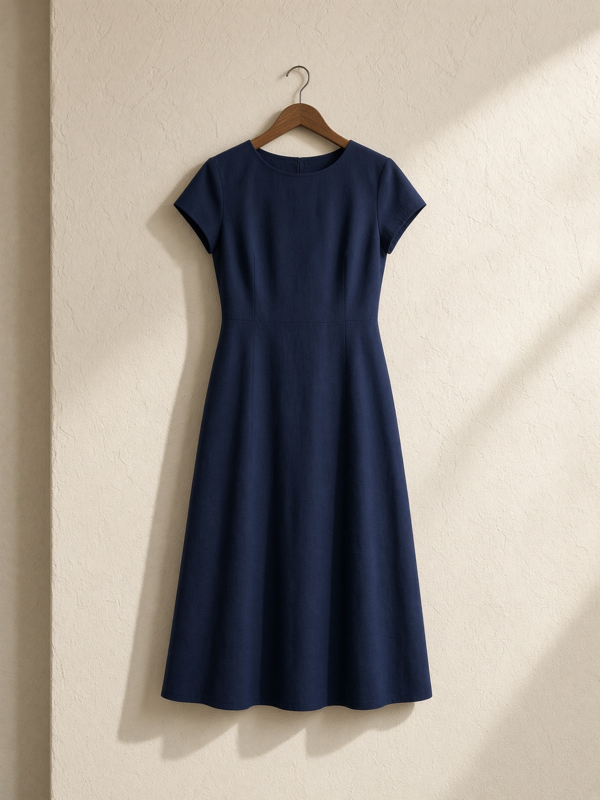 Navy midi dress, size M